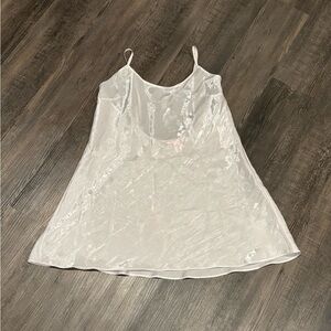 Victoria's Secret Silver Sheer Slip Cami